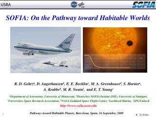 SOFIA: On the Pathway toward Habitable Worlds