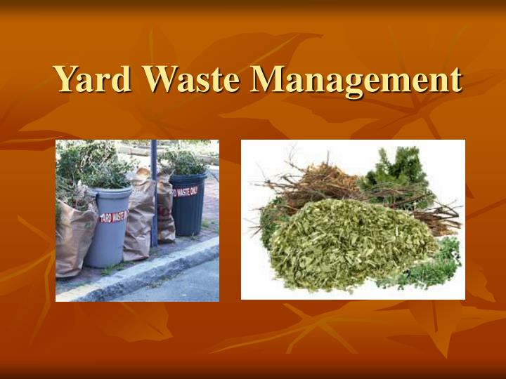 yard waste management