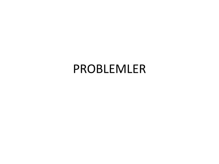 problemler