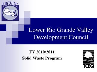 Lower Rio Grande Valley Development Council