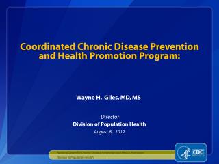 Coordinated Chronic Disease Prevention and Health Promotion Program: