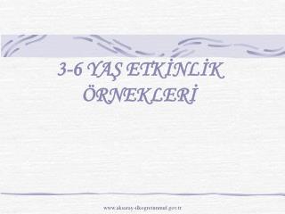 3 6 ya etk nl k rnekler