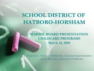 SCHOOL DISTRICT OF HATBORO-HORSHAM