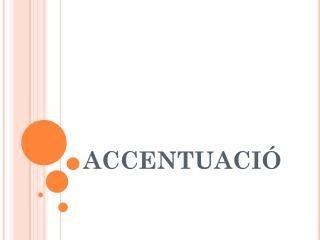 accentuaci