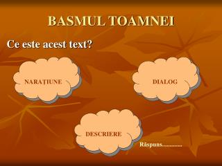 basmul toamnei