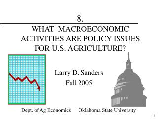 8. WHAT MACROECONOMIC ACTIVITIES ARE POLICY ISSUES FOR U.S. AGRICULTURE?