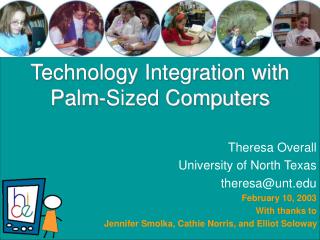 Technology Integration with Palm-Sized Computers