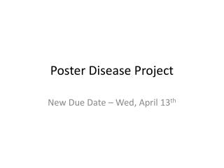 Poster Disease Project