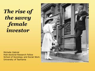 The rise of the savvy female investor