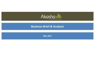 Business Brief &amp; Analysis