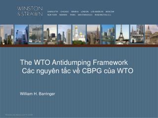 the wto antidumping framework c c nguy n t c v cbpg c a wto