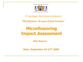 Microfinancing Impact Assessment