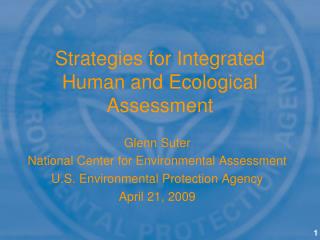 Strategies for Integrated Human and Ecological Assessment
