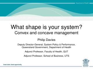 What shape is your system? Convex and concave management