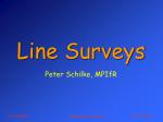 Line Surveys - slide 1