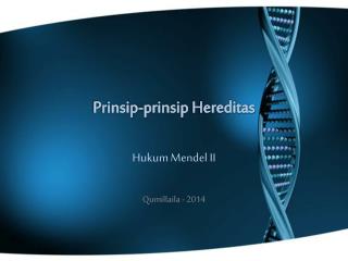 prinsip prinsip hereditas