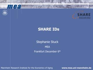 SHARE IDs