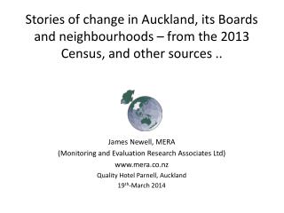 James Newell, MERA ( Monitoring and Evaluation Research Associates Ltd) mera