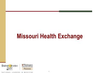 Missouri Health Exchange