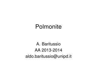 polmonite