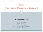 IDS ( Intrusion Detection System ) - slide 1