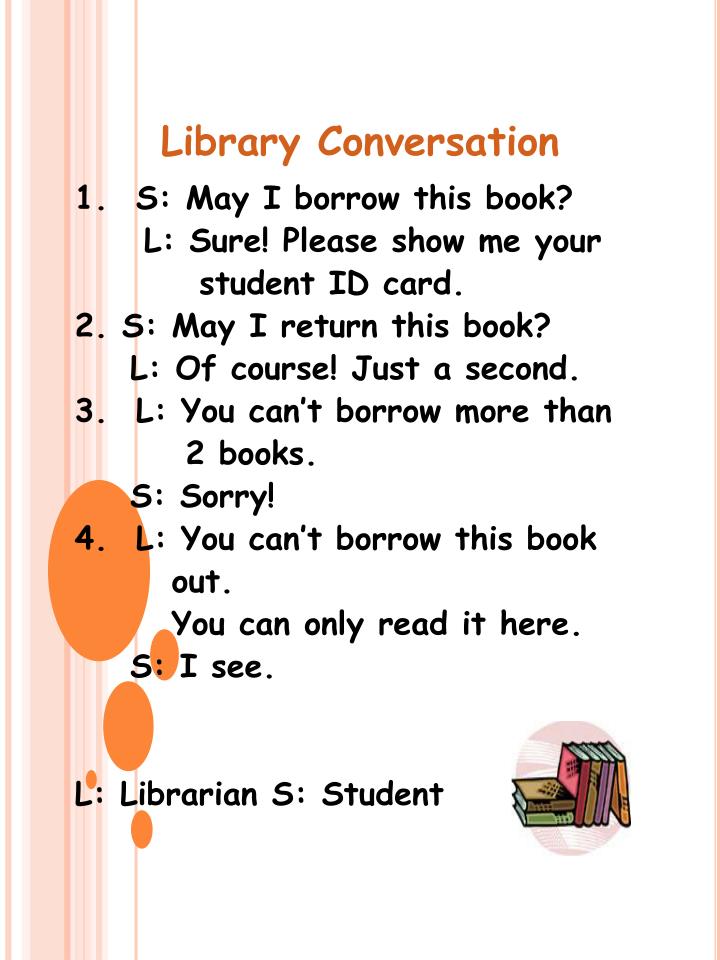 library conversation