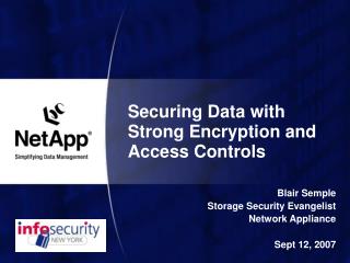 Securing Data with Strong Encryption and Access Controls