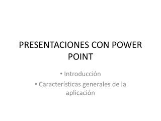 presentacione s con power point