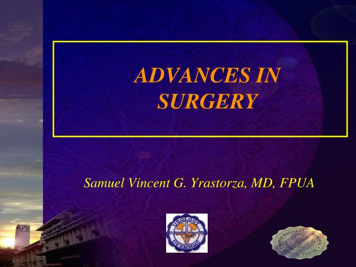 advances in surgery