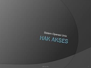 sistem operasi unix