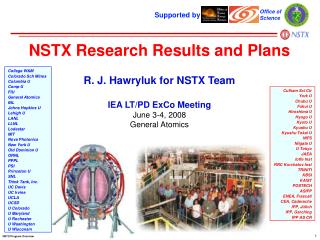 NSTX Research Results and Plans