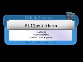 PI-Client Alarm