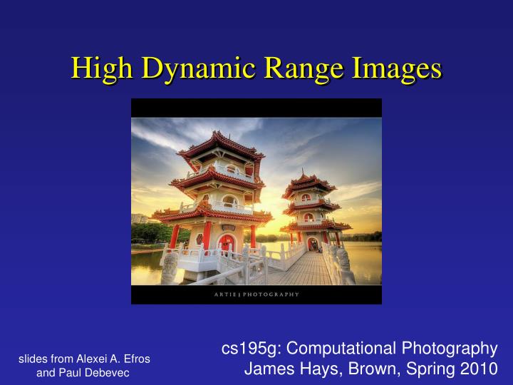 high dynamic range images