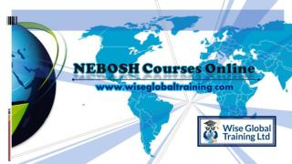 NEBOSH Courses Online