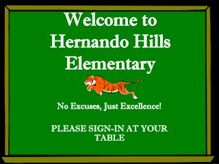 Welcome to Hernando Hills Elementary