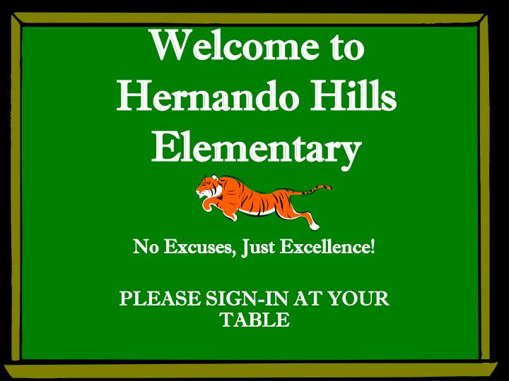 welcome to hernando hills elementary