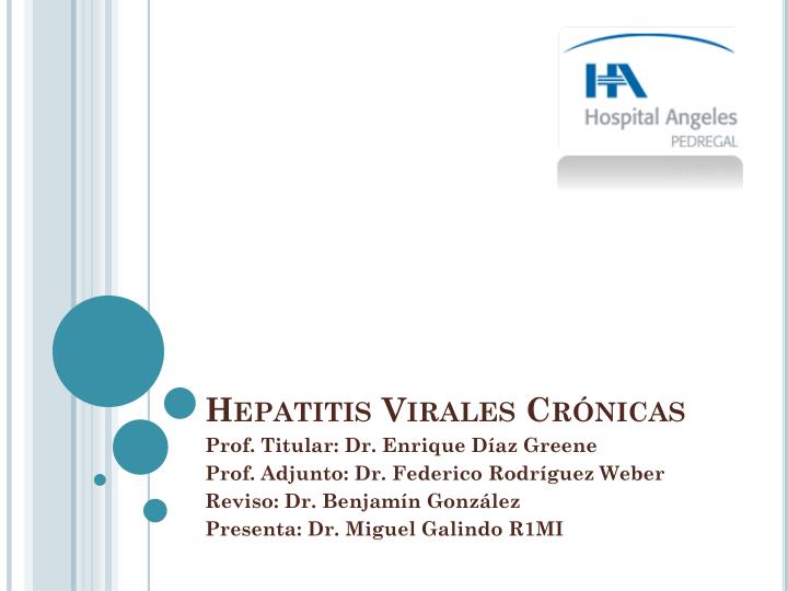 hepatitis virales cr nicas