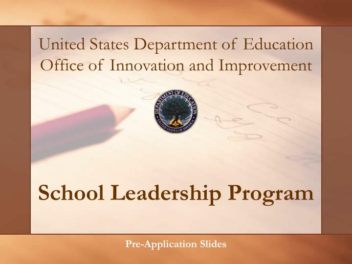 school leadership program