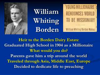 William Whiting Borden
