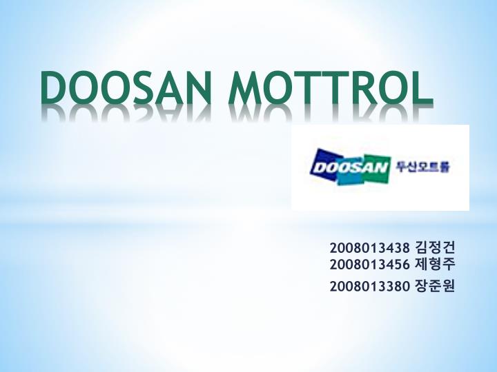 doosan mottrol