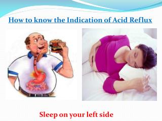 How to know the Indication of Acid Reflux