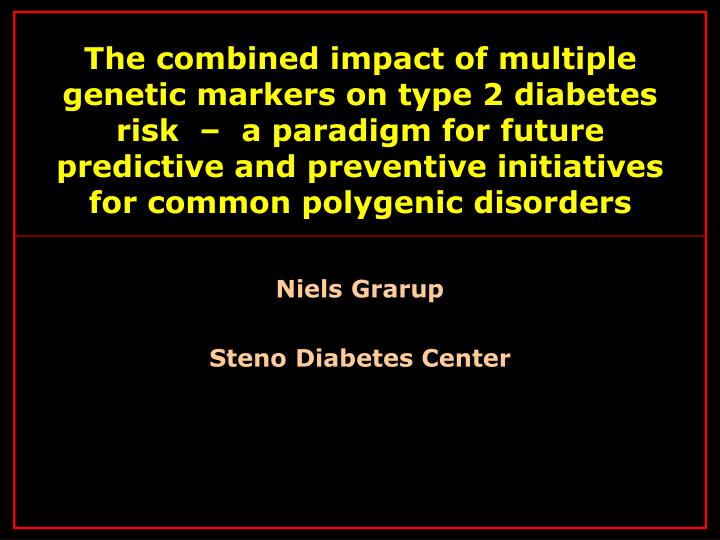 niels grarup steno diabetes center