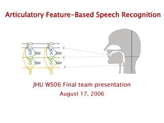 Articulatory Feature-Based Speech Recognition