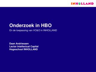onderzoek in hbo