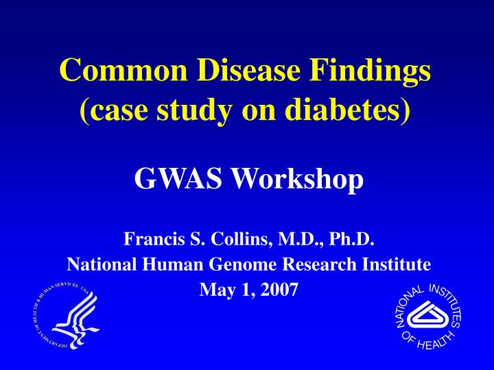 common disease findings case study on diabetes