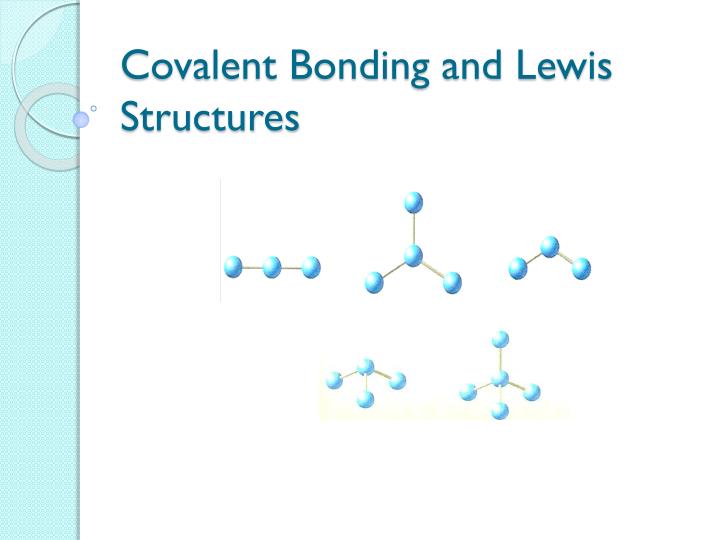 covalent bonding and lewis structures