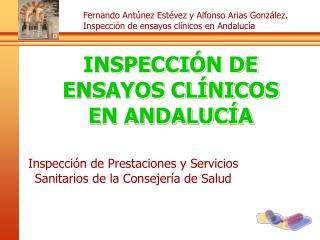 inspecci n de ensayos cl nicos en andaluc a
