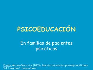 psicoeducaci n
