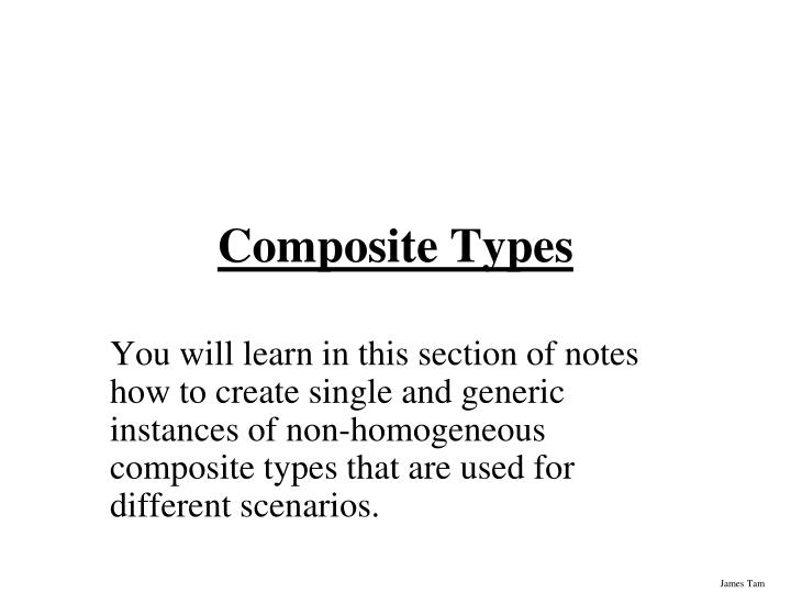 composite types