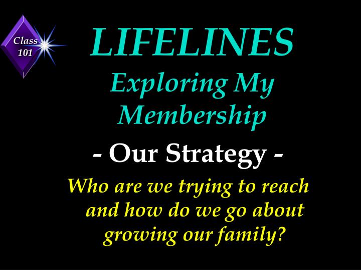 lifelines exploring my membership